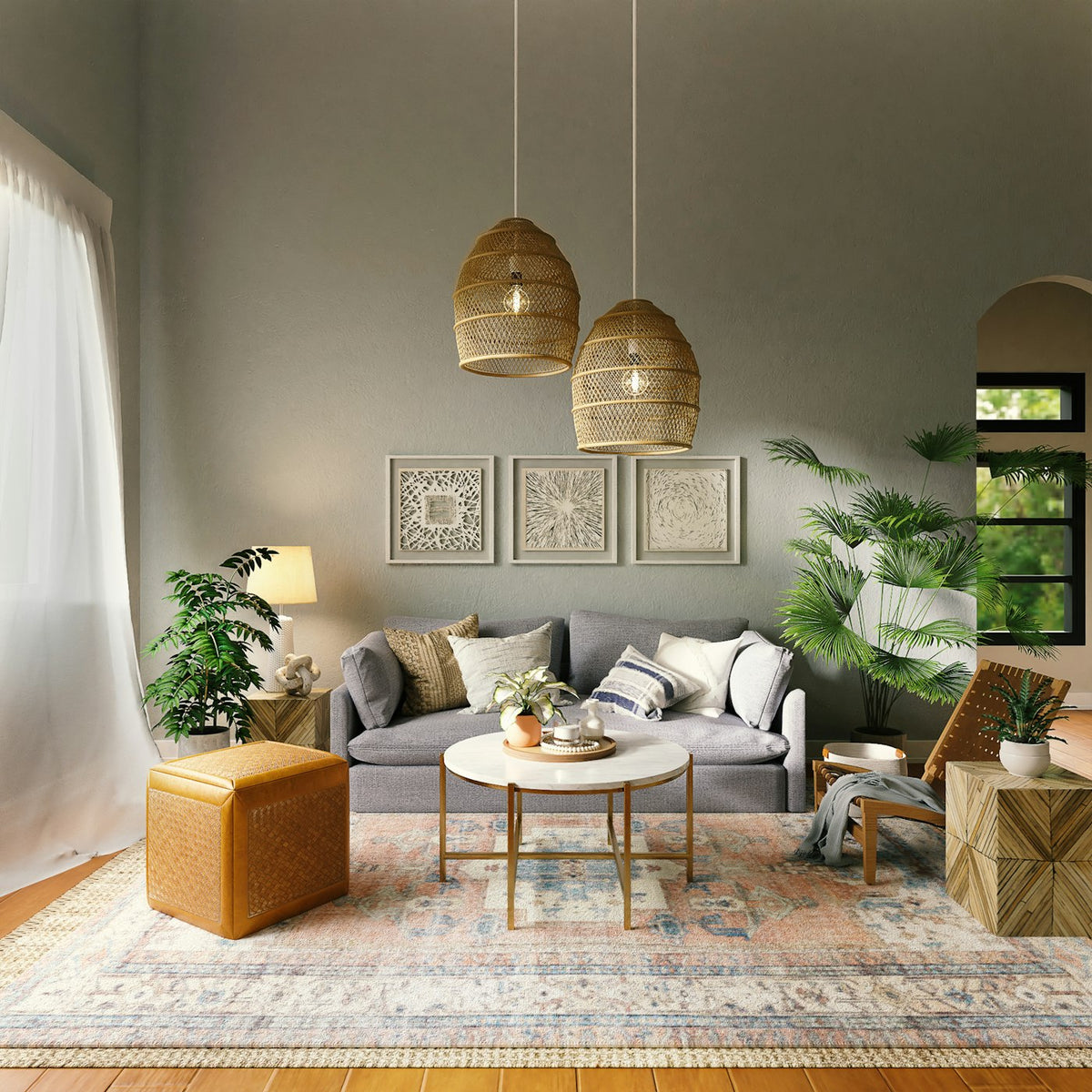 How to Style Handmade Rugs and Macramé for a Warm, Collected Home