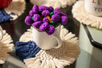 Handwoven Macramé Coasters – Set of 4