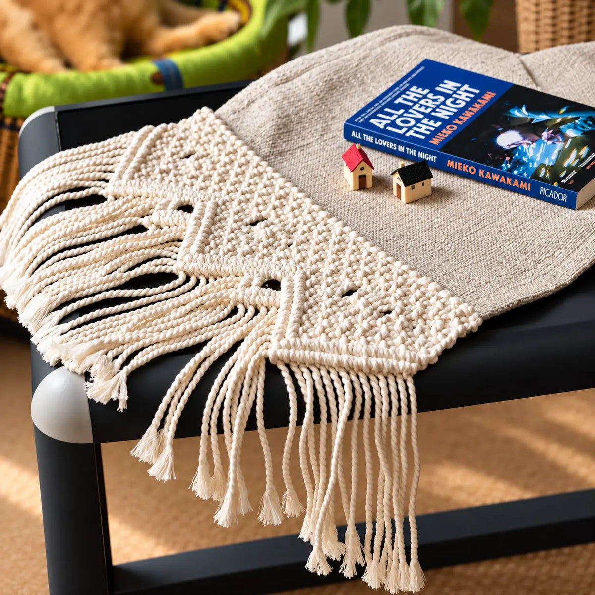 Handwoven Macramé Table Runner